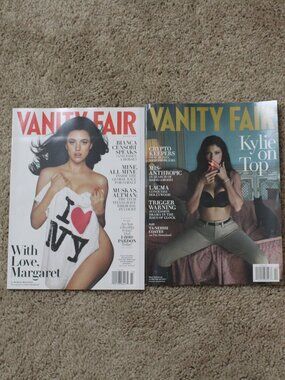 VANITY FAIR Magazine Lot of 2 Mar, Spring 2026 Issues Feature MARGARET QUALLEY